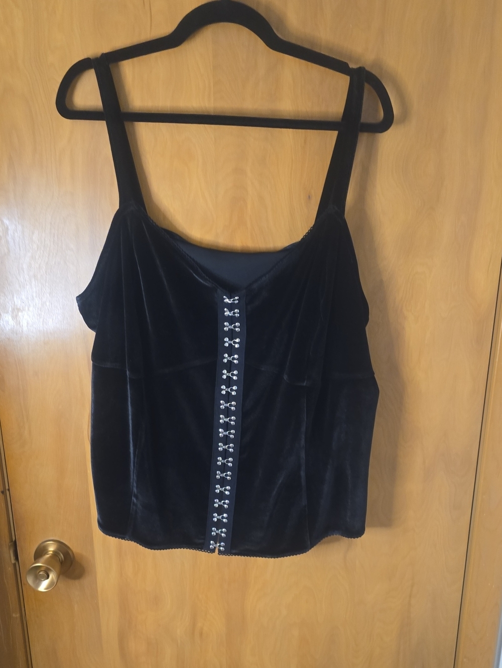 Velvet Corset Top
